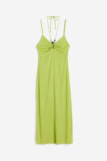 Платье H&amp;M Strappy, зеленый H&M