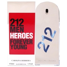 Carolina Herrera 212 Men Heroes Forever Young Туалетная вода-спрей 50мл