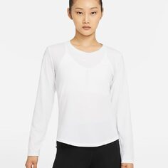 Лонгслив Nike Dri-FIT One Luxe Women&apos;s Standard Fit, белый