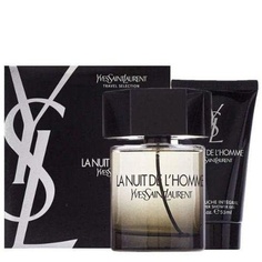 Набор Yves Saint Laurent Туалетная вода-спрей La Nuit De L&apos;homme Yves Saint Laurent 100 мл &amp; Гель для душа All Over 50 м