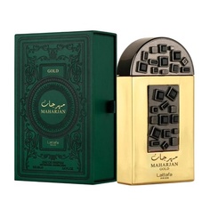 Lattafa Perfumes Maharjan Gold Edp-100 мл 3,4 унции с тестером дорожного размера Eternal Oud - 20 мл 0,67