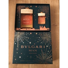 Подарочный набор Bvlgari Man Terrae Essence Eau De Parfum 100 мл и 15 мл - абсолютно новый