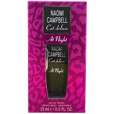 Туалетная вода Naomi Campbell Cat Deluxe at Night, натуральный спрей, 15 мл