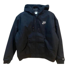 Куртка Nike Sportswear back graphic hooded zipped jacket &apos;Black&apos; DQ4184-010, черный