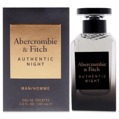 Туалетная вода-спрей Abercrombie &amp; Fitch Authentic Night Man 100 мл