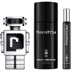 Туалетная вода-спрей Paco Rabanne Phantom 50 мл + дезодорант-спрей 150 мл + 10 мл