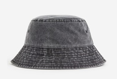 Панама H&amp;M Cotton Bucket Hat, серый H&M