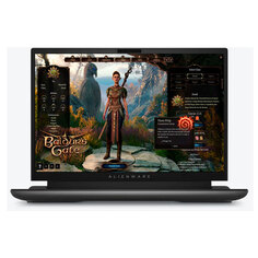 Игровой ноутбук Dell Alienware M16 16&quot;, 16Гб/512Гб, Intel i7-13700HX, RTX 4050, чёрный, английская клавиатура
