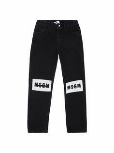 Прямые джинсы с логотипом MSGM