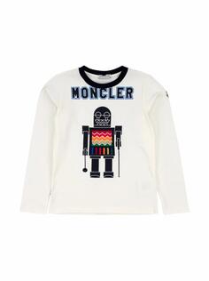 Лонгслив с принтом Moncler