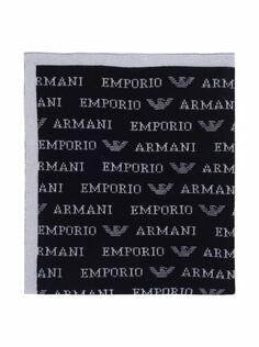 Одеяло c логотипом EMPORIO ARMANI