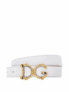 Кожаный ремень с логотипом DG Dolce&amp;Gabbana