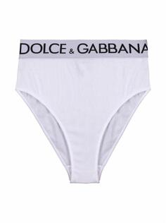 Хлопковые трусы на высокой посадке Dolce&amp;Gabbana
