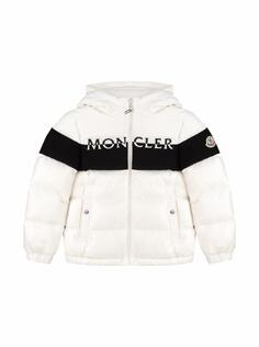 Стеганый пуховик с логотипом Moncler