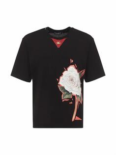 Оверсайз футболка с логотипом Dolce&amp;Gabbana