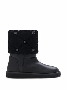 Сапоги Rockstud Valentino, черный