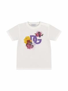 Хлопковая футболка с принтом Dolce&amp;Gabbana