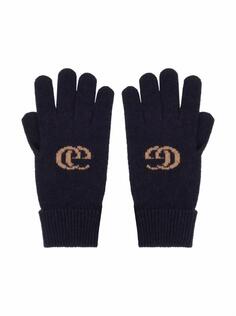 Кашемировые перчатки с логотипом Gucci