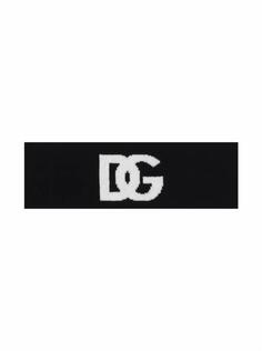 Кашемировая повязка с логотипом Dolce&amp;Gabbana