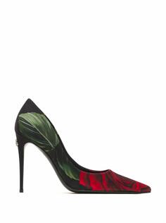 Туфли с цветочным принтом Dolce&amp;Gabbana