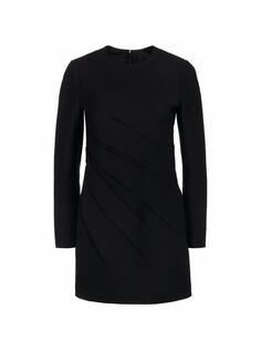 Платье со сборками Valentino