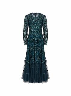 Платье макси с пайетками Alina Needle &amp; Thread