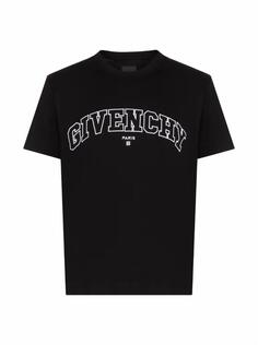 Хлопковая футболка с логотипом Givenchy