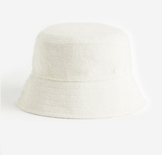 Панама H&amp;M Terry Bucket Hat, белый H&M