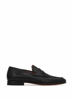 Кожаные пенни лоферы Santoni