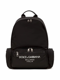 Текстильный рюкзак с логотипом Dolce&amp;Gabbana