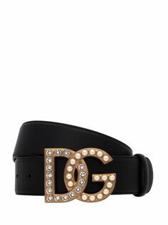Кожаный ремень DG logo Dolce&amp;Gabbana
