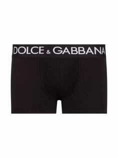 Трусы-боксеры с логотипом Dolce&amp;Gabbana