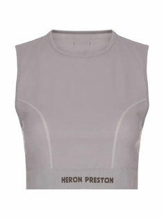 Укороченный топ с логотипом Heron Preston