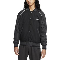 Куртка Nike Baseball Collar Raglan Sleeve Long Sleeves Jacket Men&apos;s Black DQ6148-010, черный
