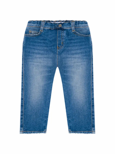 Прямые джинсы с логотипом EMPORIO ARMANI