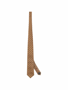 Шелковый галстук с принтом Brunello Cucinelli
