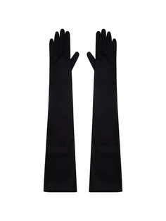 Атласные длинные перчатки Dolce&amp;Gabbana