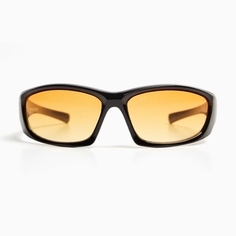 Солнцезащитные очки Bershka Sporty, черный/желтый