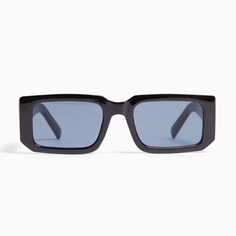 Солнцезащитные очки Bershka With Raised Detail, черный