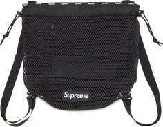 Сетчатый маленький рюкзак Supreme, черный
