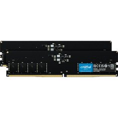 Модуль памяти Crucial 32 Гб (2x16Гб), 5200 МГц, DDR5, CT2K16G52C42U5, черный