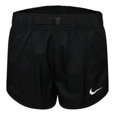 Шорты (WMNS) Nike Belt Design Breathable Shorts Black CJ2430-010, черный