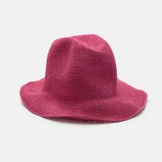 Шляпа Pull&amp;Bear Fuchsia Raffia, розовый