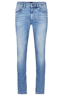 Джинсы Hugo Boss Slim-fit In Blue Comfort-stretch Denim, синий