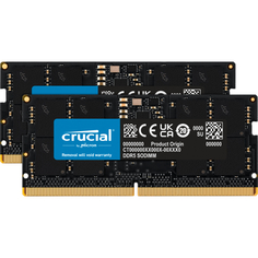 Модуль памяти Crucial 32 Гб (2x16Гб), 5200 МГц, DDR5, CT2K16G52C42S5, черный