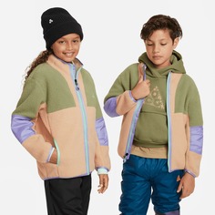 Куртка Nike ACG Therma-Fit Older Kids&apos; Full-Zip, зеленый/мультиколор