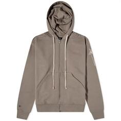 Толстовка Champion X Rick Owens Jasons Hoodie, серо-бежевый