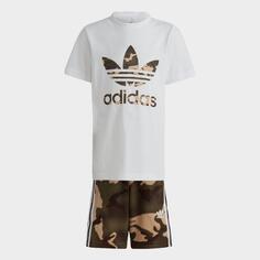 Комплект шорты + футболка Adidas Originals IC2132, белый