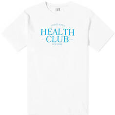 Футболка Sporty &amp; Rich SR Health Club, белый/синий