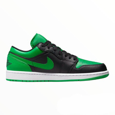 Кроссовки Nike Jordan 1 Low, зеленый/черный